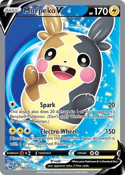 Morpeko V - 190/202 (Ultra Rare) [SSH-190-UR]