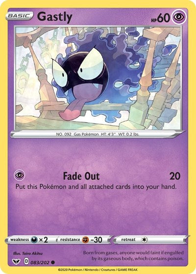 Gastly - 083/202 (Common) [SSH-083-C]