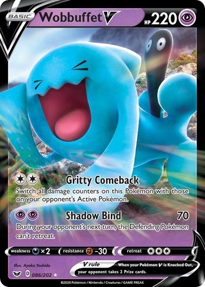 Wobbuffet V - 086/202 (Ultra Rare) [SSH-086-UR]