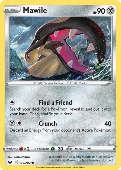 Mawile - 129/202 (Common) [SSH-129-C]