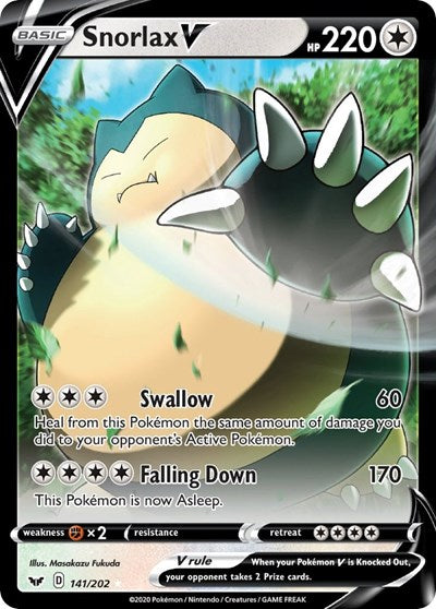 Snorlax V - 141/202 (Ultra Rare) [SSH-141-UR]