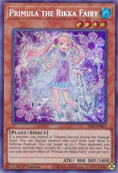 Primula the Rikka Fairy (Secret Rare) [SESL-EN015-SeR]