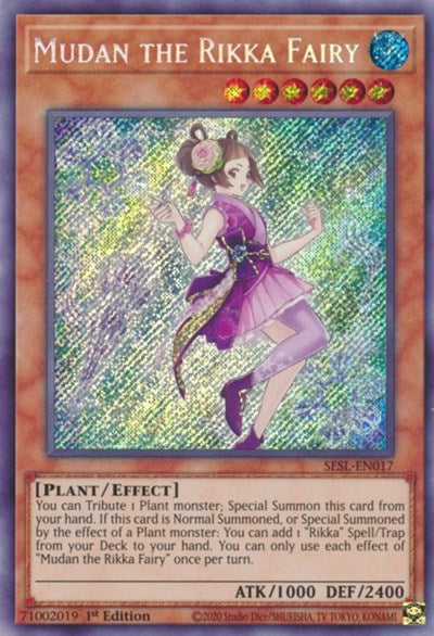 Mudan the Rikka Fairy (Secret Rare) [SESL-EN017-SeR]