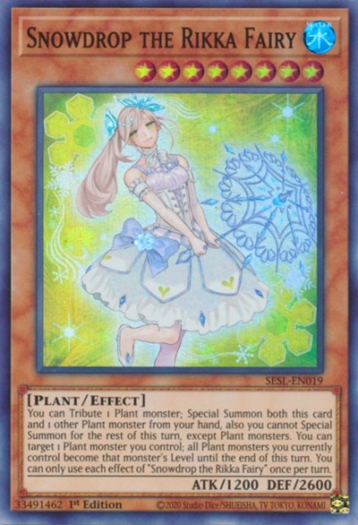 Snowdrop the Rikka Fairy (Super Rare) [SESL-EN019-SuR]