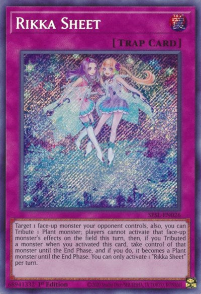 Rikka Sheet (Secret Rare) [SESL-EN026-SeR]