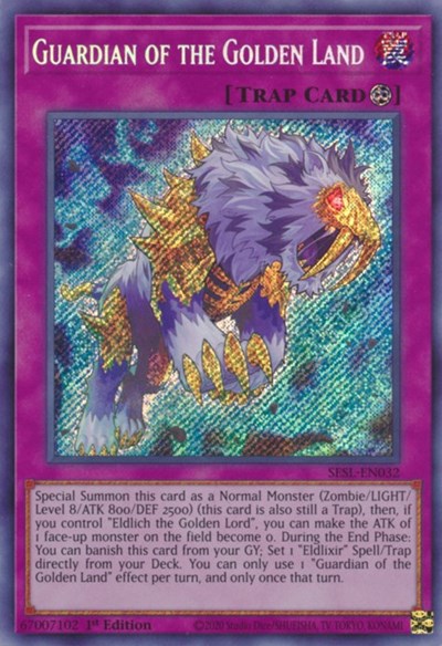 Guardian of the Golden Land (Secret Rare) [SESL-EN032-SeR]