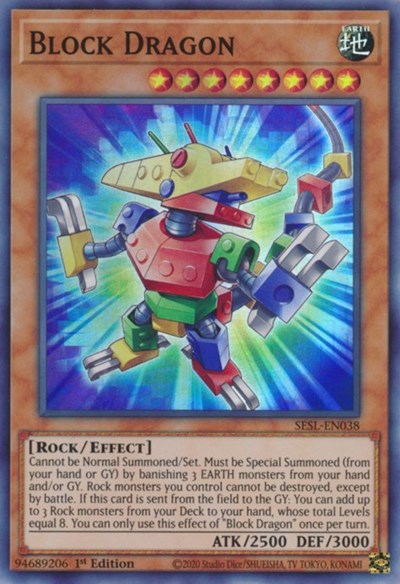 Block Dragon (Super Rare) [SESL-EN038-SuR]