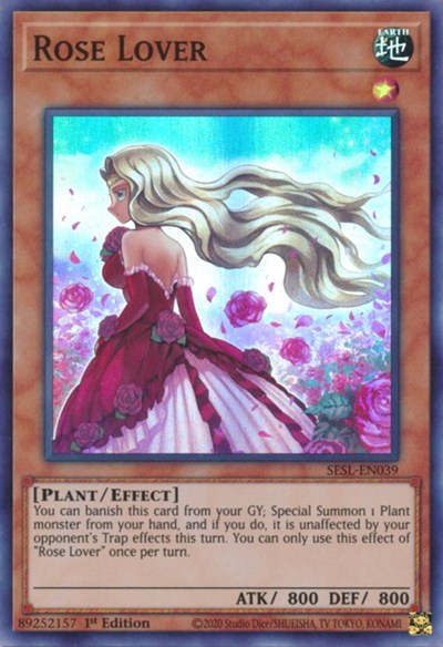 Rose Lover (Super Rare) [SESL-EN039-SuR]