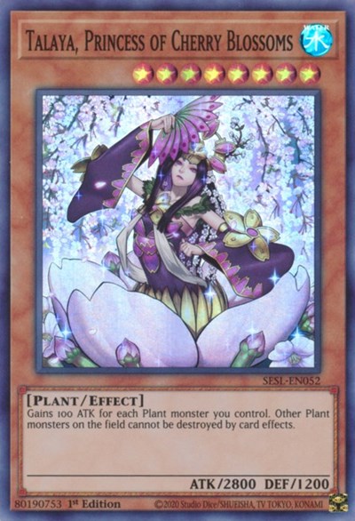 Talaya, Princess of Cherry Blossoms (Super Rare) [SESL-EN052-SuR]