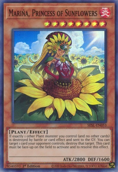 Mariña, Princess of Sunflowers (Super Rare) [SESL-EN053-SuR]