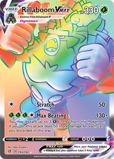 Rillaboom VMAX - 193/192 (Secret Rare) [RCL-193-SR]