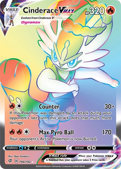 Cinderace VMAX - 194/192 (Secret Rare) [RCL-194-SR]