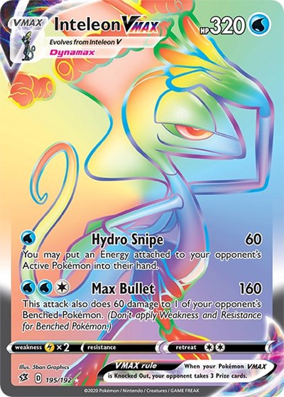 Inteleon VMAX - 195/192 (Secret Rare) [RCL-195-SR]