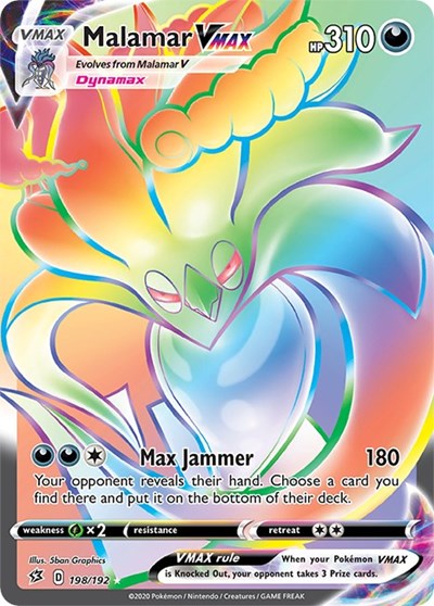 Malamar VMAX - 198/192 (Secret Rare) [RCL-198-SR]