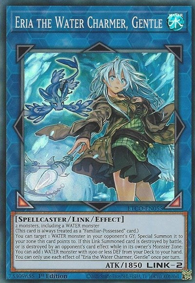 Eria the Water Charmer, Gentle (Super Rare) [ETCO-EN055-SuR]