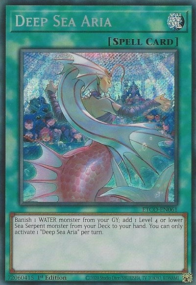 Deep Sea Aria (Secret Rare) [ETCO-EN061-SeR]