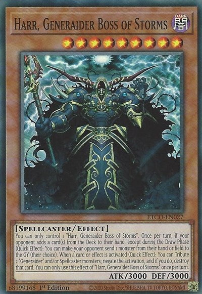 Harr, Generaider Boss of Storms (Super Rare) [ETCO-EN027-SuR]