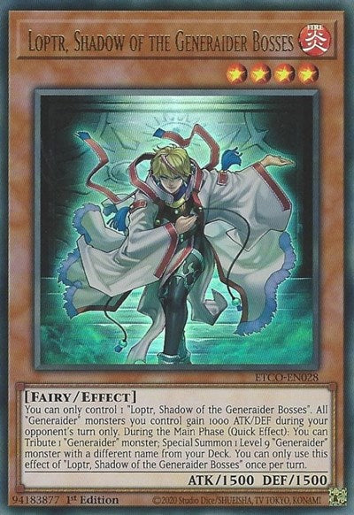 Loptr, Shadow of the Generaider Bosses (Ultra Rare) [ETCO-EN028-UR]