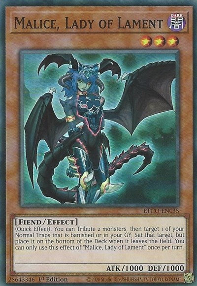 Malice, Lady of Lament (Super Rare) [ETCO-EN035-SuR]