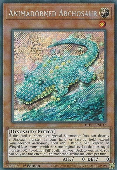 Animadorned Archosaur (Secret Rare) [ETCO-EN037-SeR]