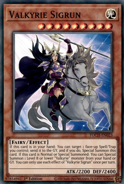 Valkyrie Sigrun (Super Rare) [TOCH-EN023-SuR]