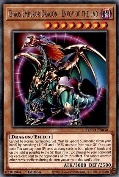 Chaos Emperor Dragon - Envoy of the End (Rare) [TOCH-EN030-R]