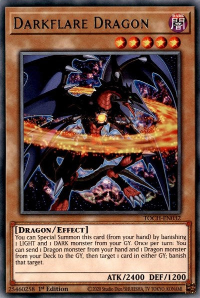 Darkflare Dragon (Rare) [TOCH-EN032-R]