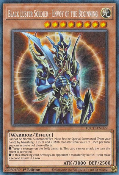 Black Luster Soldier - Envoy of the Beginning (Collector's Rare) [TOCH-EN029-CR]