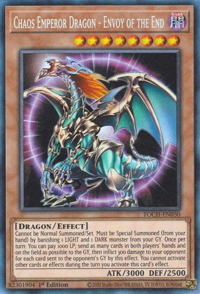 Chaos Emperor Dragon - Envoy of the End (Collector's Rare) [TOCH-EN030-CR]