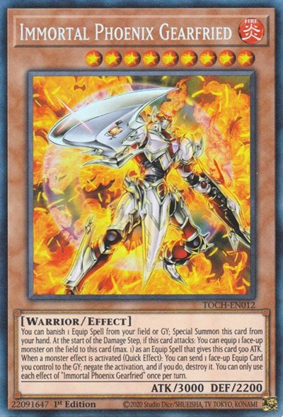 Immortal Phoenix Gearfried (Collector's Rare) [TOCH-EN012-CR]