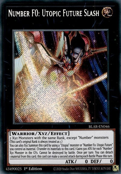 Number F0: Utopic Future Slash (Secret Rare) [BLAR-EN046-SeR]