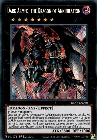 Dark Armed, the Dragon of Annihilation (Secret Rare) [BLAR-EN050-SeR]