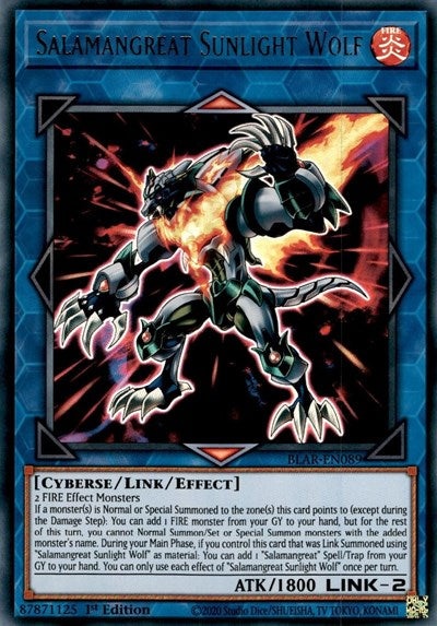 Salamangreat Sunlight Wolf (Ultra Rare) [BLAR-EN089-UR]