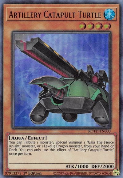Artillery Catapult Turtle (Ultra Rare) [ROTD-EN003-UR]