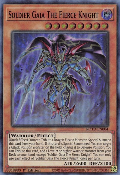 Soldier Gaia The Fierce Knight (Super Rare) [ROTD-EN004-SuR]