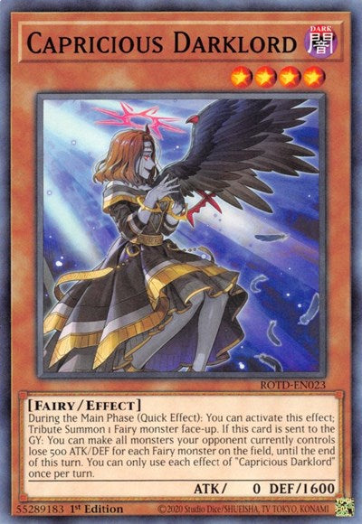 Capricious Darklord (Common) [ROTD-EN023-C]