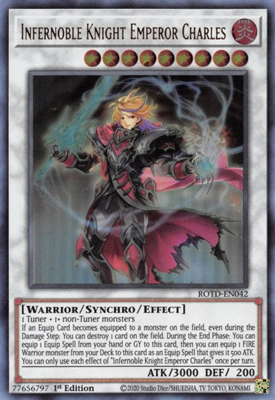 Infernoble Knight Emperor Charles (Ultra Rare) [ROTD-EN042-UR]