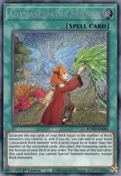 Adamancipator Friends (Secret Rare) [ROTD-EN061-SeR]