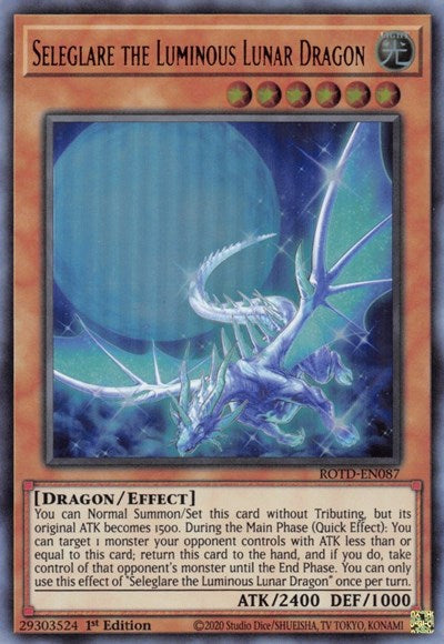 Seleglare the Luminous Lunar Dragon (Ultra Rare) [ROTD-EN087-UR]