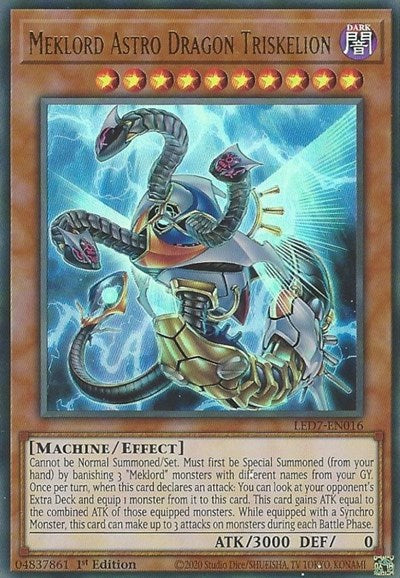 Meklord Astro Dragon Triskelion (Ultra Rare) [LED7-EN016-UR]