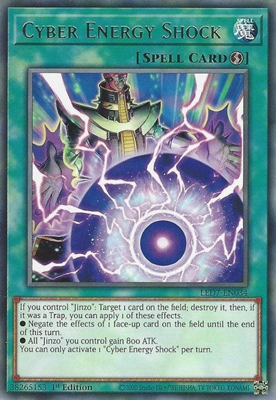 Cyber Energy Shock (Rare) [LED7-EN034-R]