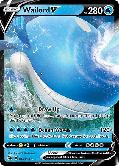 Wailord V - 13/73 (Ultra Rare) [CPA-13-UR]