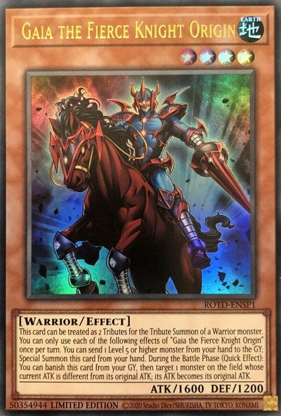 Gaia the Fierce Knight Origin (Ultra Rare) [ROTD-ENSP1-UR]