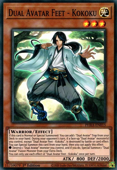 Dual Avatar Feet - Kokoku (Super Rare) [PHRA-EN015-SuR]