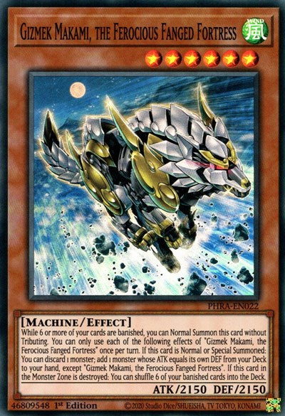 Gizmek Makami, the Ferocious Fanged Fortress (Super Rare) [PHRA-EN022-SuR]