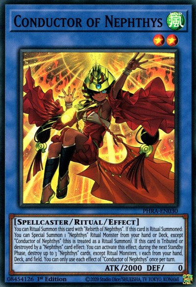 Conductor of Nephthys (Super Rare) [PHRA-EN030-SuR]