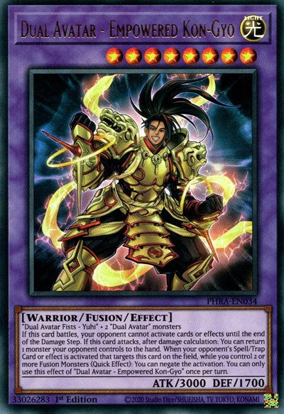 Dual Avatar - Empowered Kon-Gyo (Ultra Rare) [PHRA-EN034-UR]