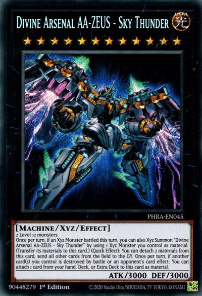 Divine Arsenal AA-ZEUS - Sky Thunder (Secret Rare) [PHRA-EN045-SeR]