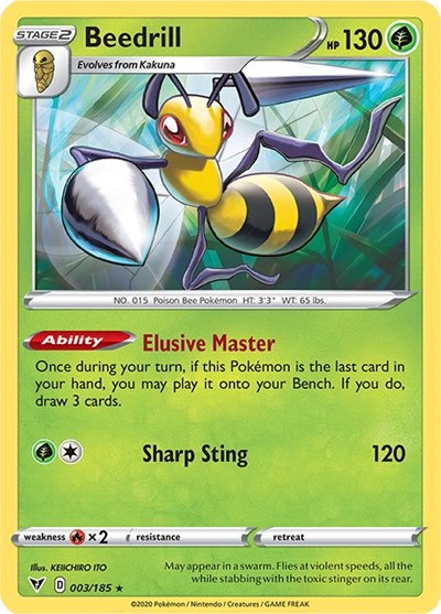 Beedrill - 003/185 (Rare) [VIV-003-R]