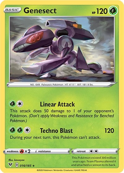 Genesect - 016/185 (Holo Rare) [VIV-016-HR]